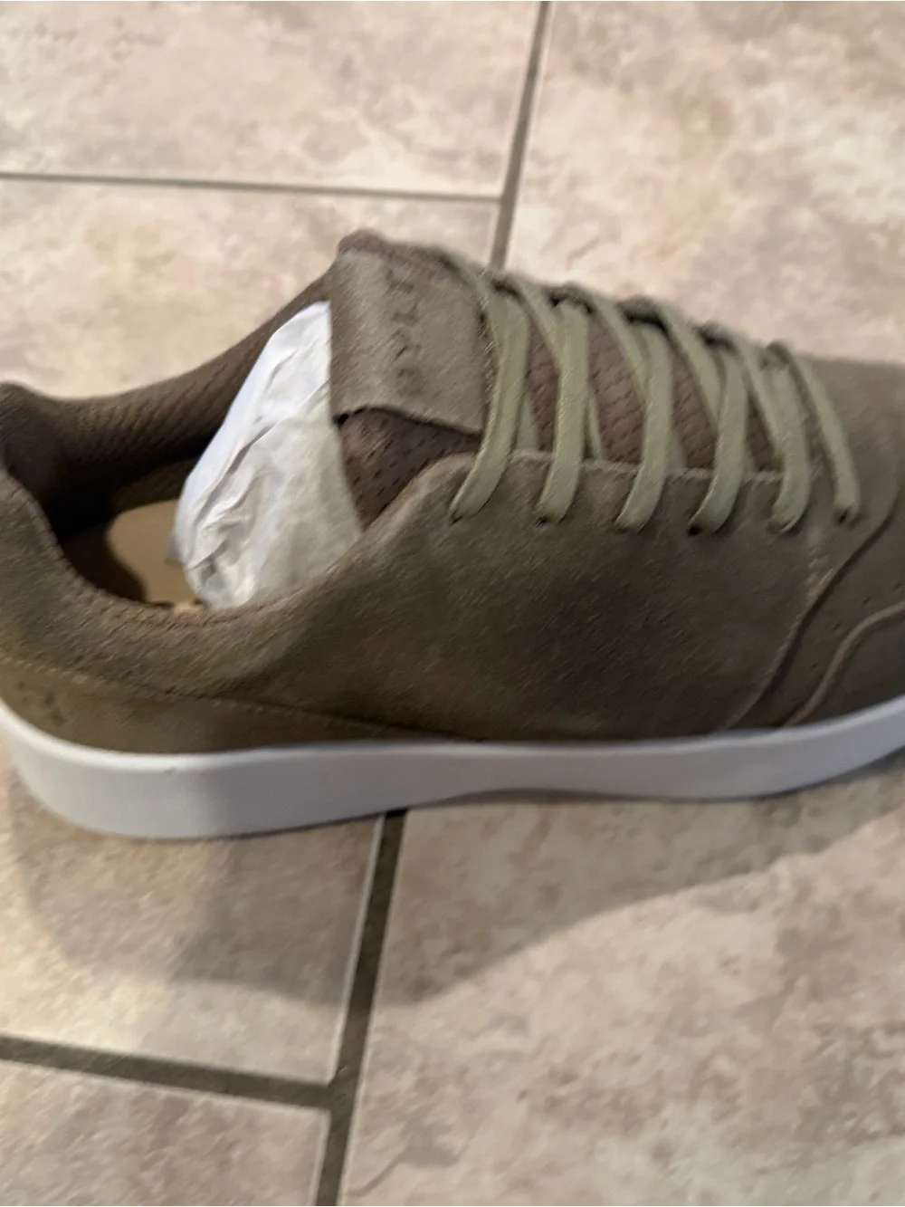 BYLT Men's Driftwood Suede Casual Sneakers - Low Top 8.5